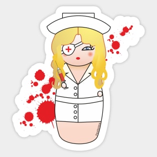 Kokeshi Elle Driver of Kill Bill Sticker